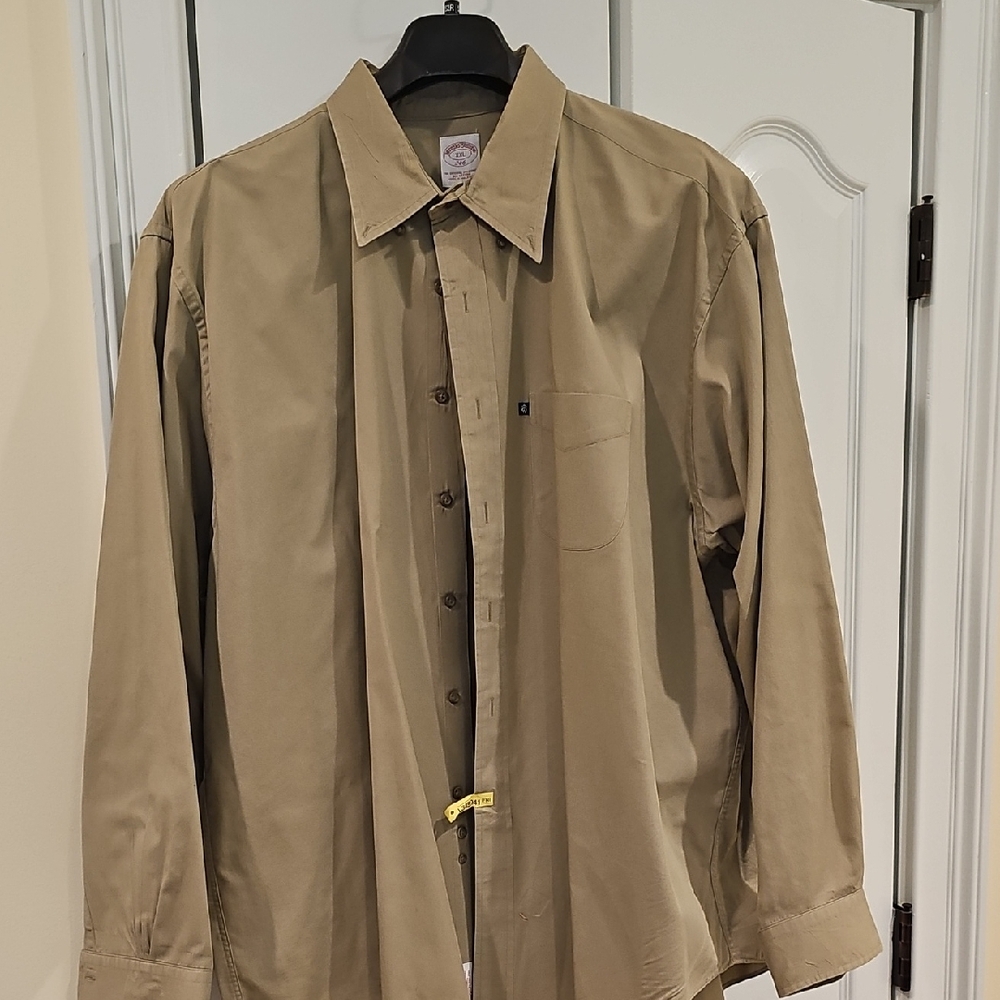 Brooks Brothers Beige Cotton Shirt